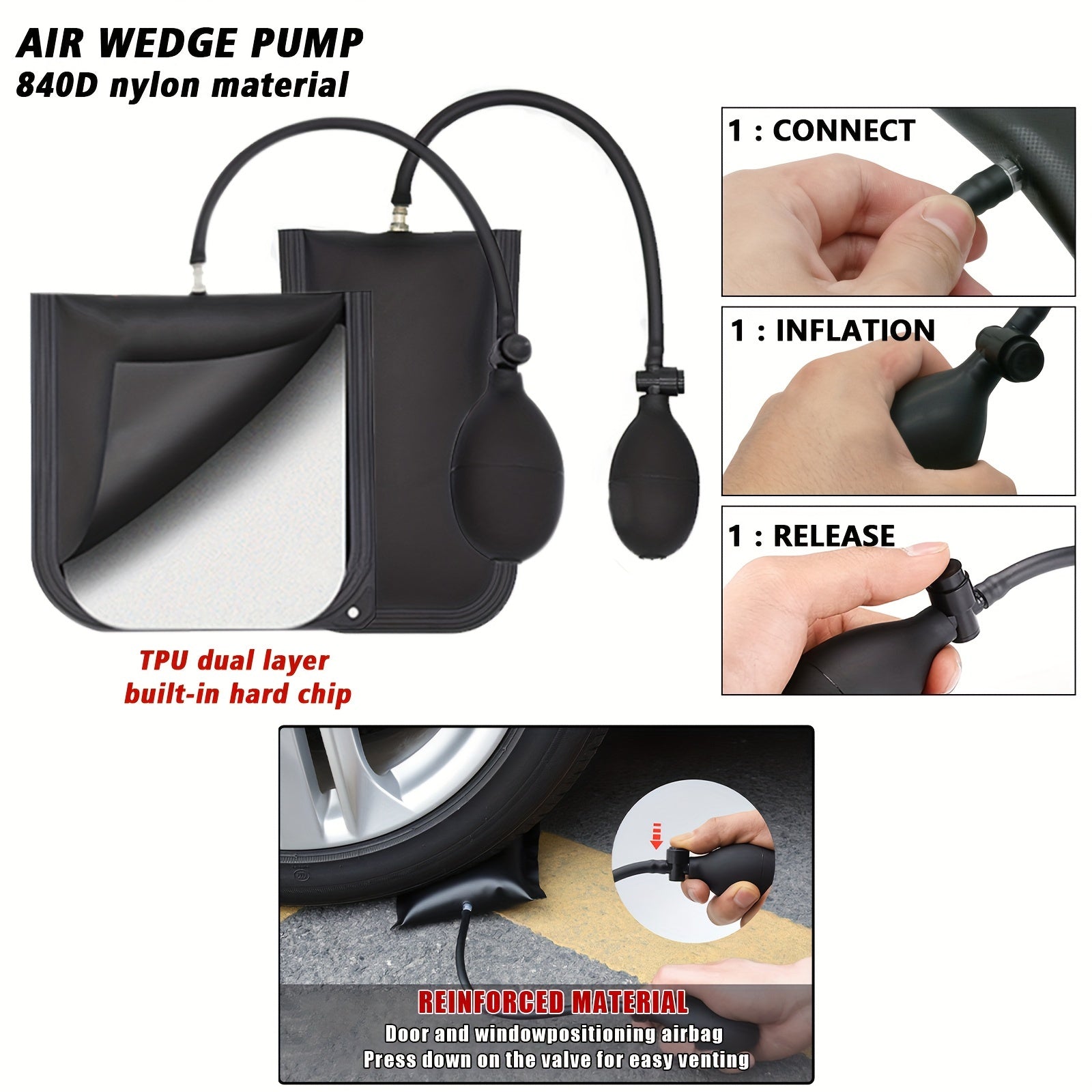 27 Piece Emergency Car Tool Set With Long Reach Hook and Trim Removal