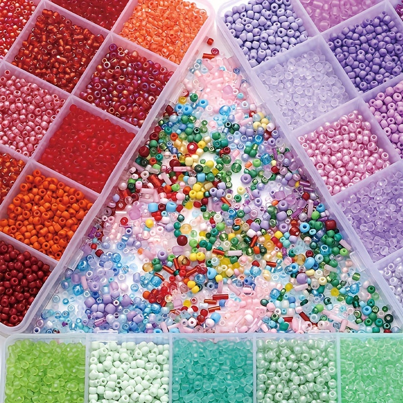 15 Solid Color Bead Grid Set for Jewelry Making for Necklaces Bracelets and Keychains