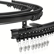 Flexible Bendable Ceiling Mounted Curtain Track System for RVs and Room Dividers