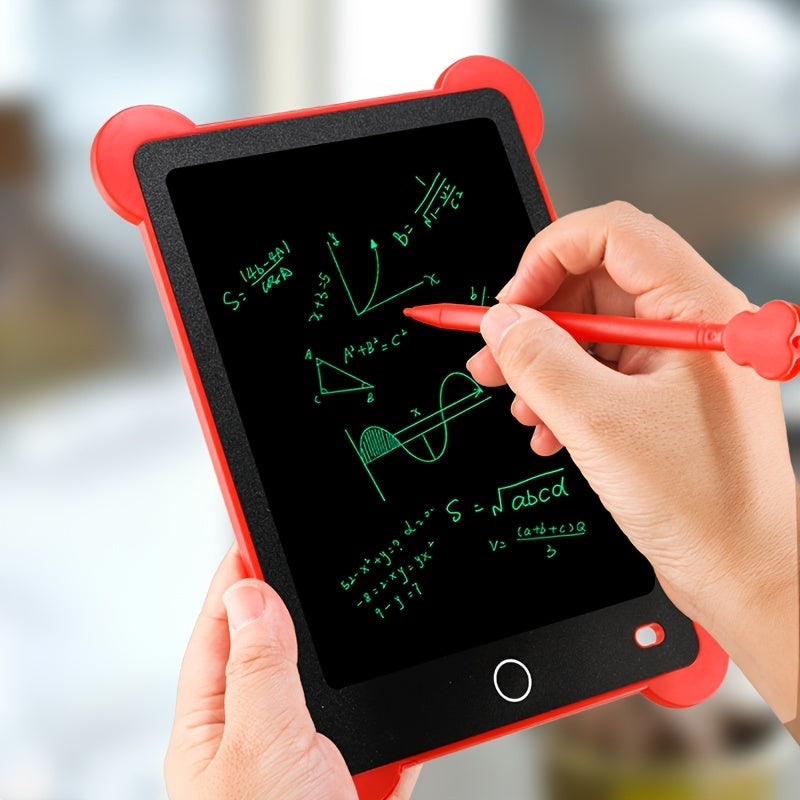 Tableta de escritura LCD de 21.59cm para dibujar y garabatear con borrado con un clic para niños y adultos