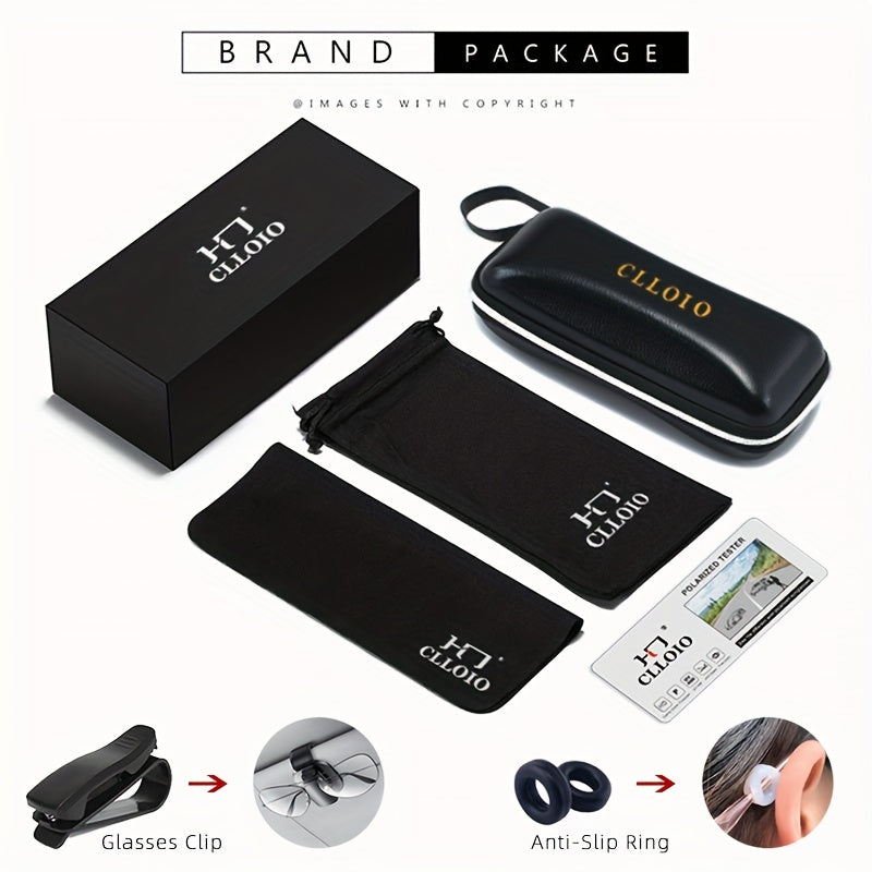 CLLOIO Anti-Glare Fotochromik Kunduzi Tungi Ko'rish Erkaklar Haydash Polarizatsiyalangan Quyosh ko'zoynaklari