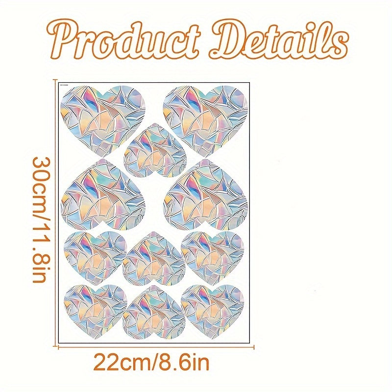 Блестящая радужная призматическая бабочка-ловец солнца - антистатичный декор для окон из ПВХ, наклейка на стекло для предотвращения столкновений дома и в офисе