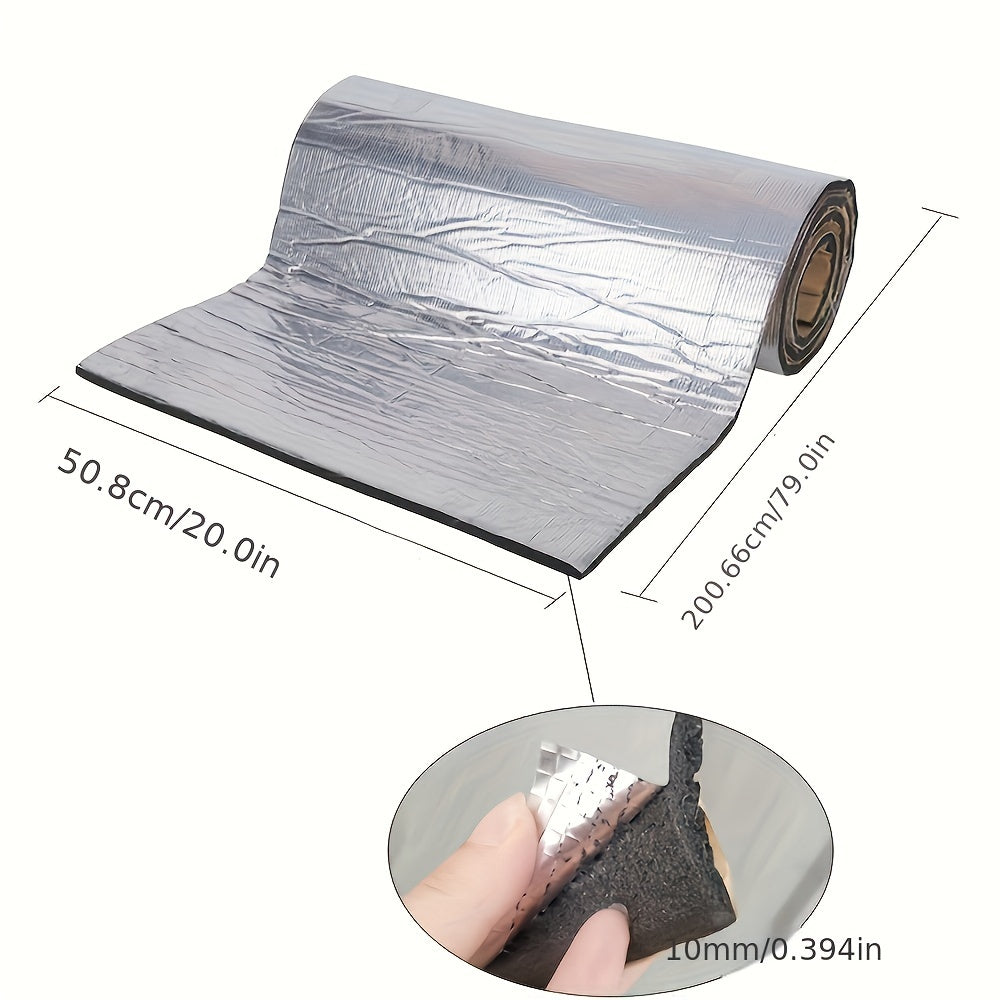 O'z-o'zidan yopishadigan alyuminiy folga aks ettiruvchi izolyatsiya ko'pik varaqasi avtomobillar uchun suv o'tkazmaydigan