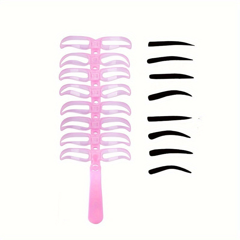 Beauty Tool Kit for Brows and Lashes Hypoallergenic Eyelash Curler and Eyebrow Shaping Template