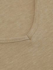 Plus Size Women’s Dragonfly Print V-Neck Long Sleeve T-Shirt for Spring Fall