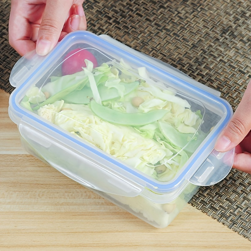 Unisex Plastic Storage Box Microwave Safe Food Container 1/4 Pcs Set
