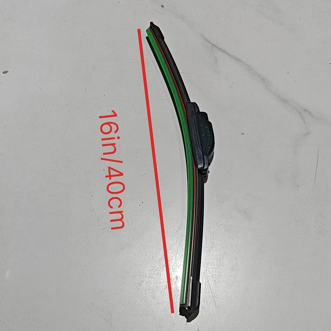 Universal U-Shaped Multi-Functional Wiper Blade Durable Dual Rubber Fit All Cars