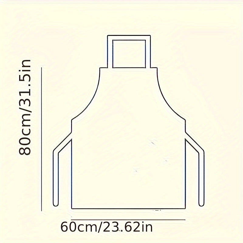 Delantal impermeable con estampado de animales divertidos, a prueba de aceite, para cocinar, jardinería y limpieza
