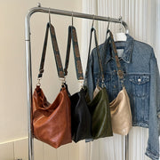 Повседневная сумка на плечо из искусственной кожи с съемным ремешком-тотемом для ежедневного использования