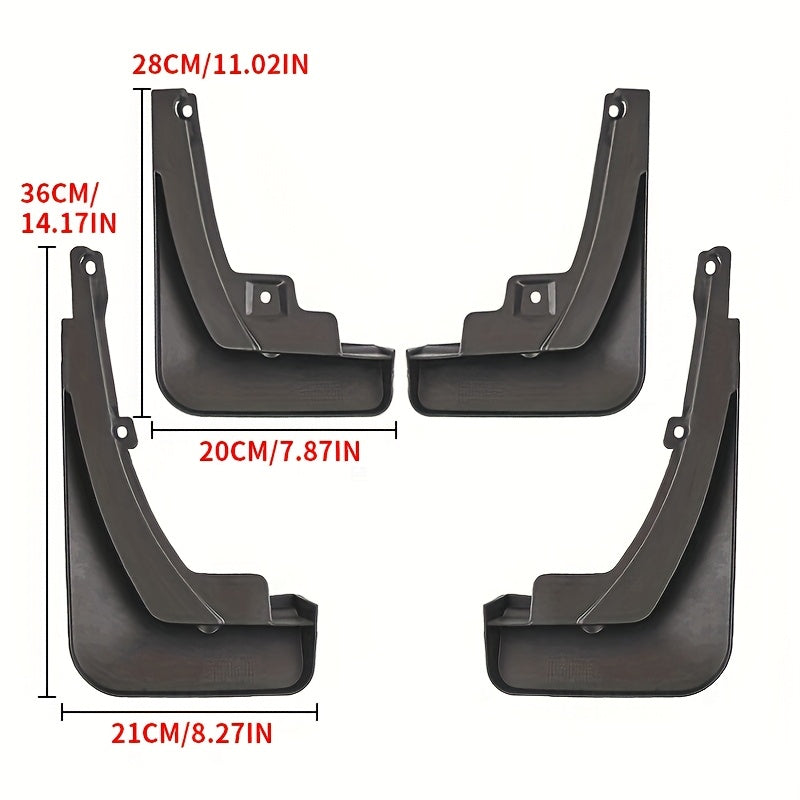 Guardabarros delanteros y traseros de barro para SUV, protectores de barro para SUV