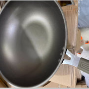 Double-Sided Titanium Non-Stick Wok for Gas and Electric Stoves Stainless Steel Cookware