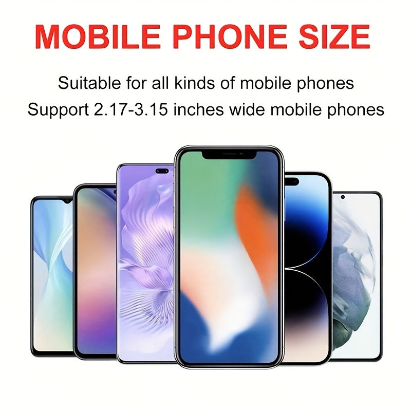 Avtomobil telefon uchun tutqich sun'iy olmos bilan, ikki funktsiyali havo chiqishi uchun o'rnatish