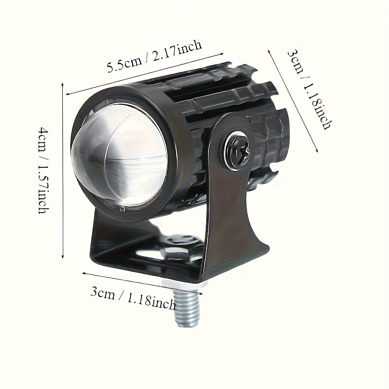 Luces de conducción para motocicleta y camión LED de doble color 500-800 lúmenes, cableadas