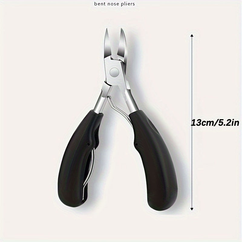 Unisex Professional Ingrown Toenail Clippers Sharp Curved Blade Pedicure Tool