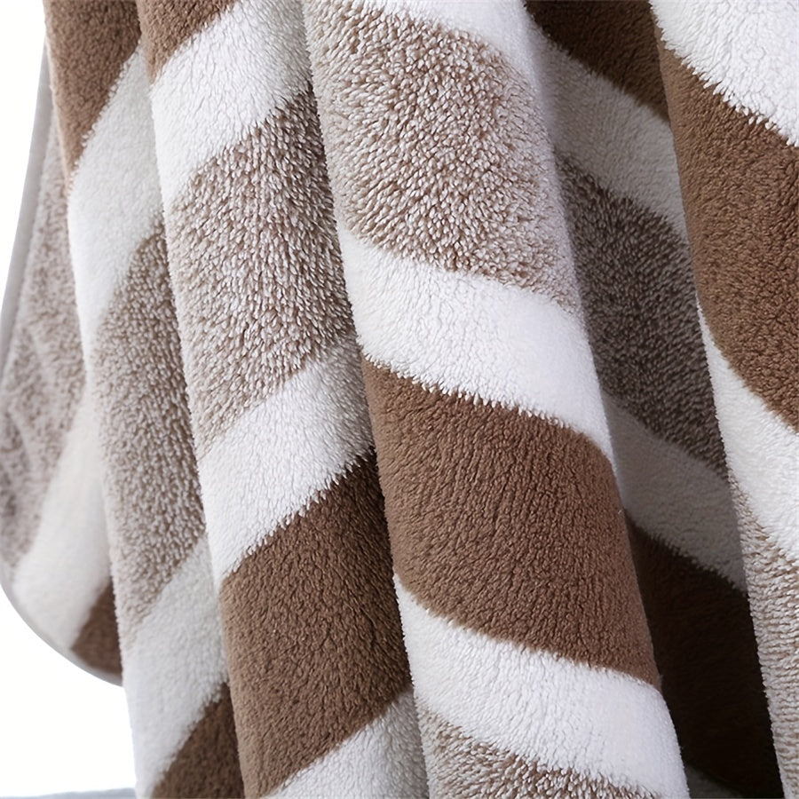 12-Piece Microfiber Bath Towels Set Quick-Dry Absorbent Soft Thick for Home Bathroom