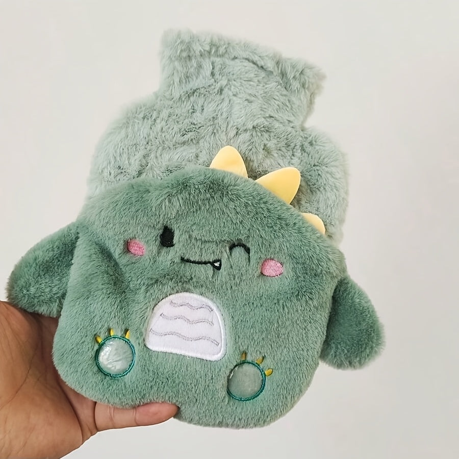 Plush Hot Water Bottle with Detachable Cover for Home and Kids Use