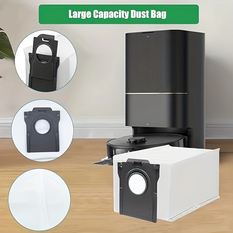 Dream X40 Ultra aksessuarlar to'plami 4 mopa, 6 chang sumkasi, 1 asosiy cho'tka, 4 yon cho'tka, 2 filtr va robot tozalovchingiz uchun almashtirish qismlarini o'z ichiga oladi.