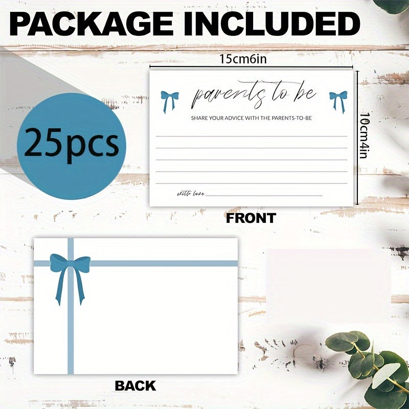 25 ta ikki tomonlama maslahat va tilaklar kartalari to'plami homilador ota-onalar uchun - bolalar to'ylarida, jinsni oshkor qilishda va tug'ilish e'lonlarida ideal