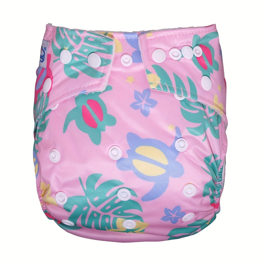 Baby Cloth Diapers Microfleece Reusable with Snap Closure for Newborn to Toddler