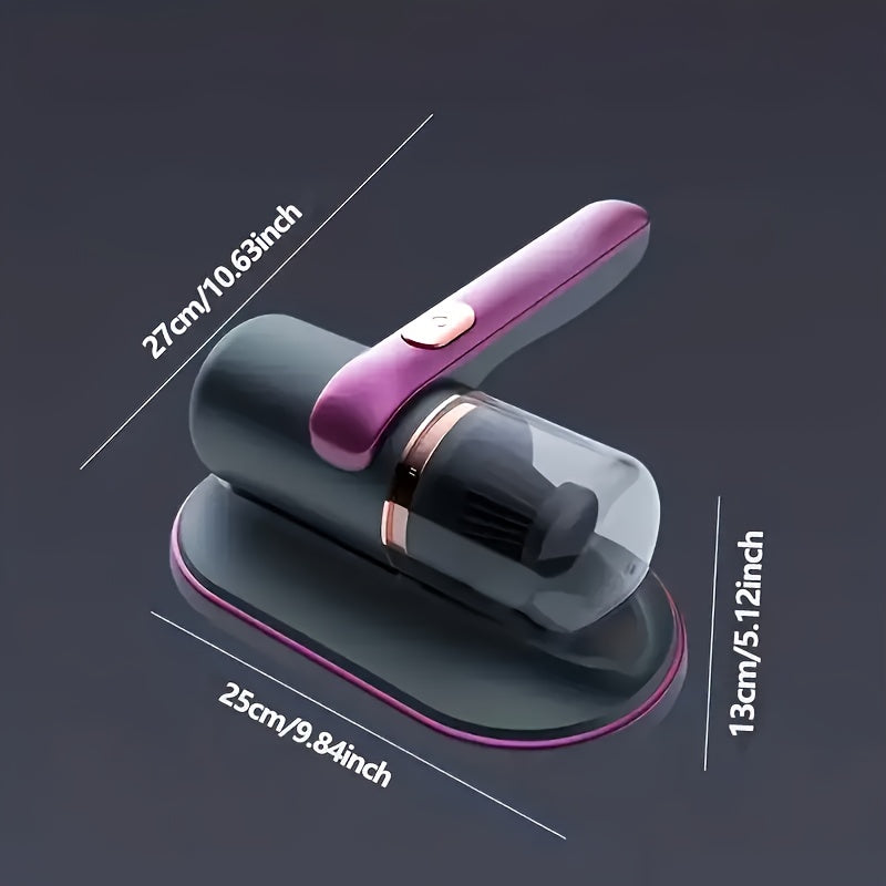 Высокопроизводительный портативный пылесос с USB-зарядкой для удаления пыли и волос с ковров, диванов и кроватей