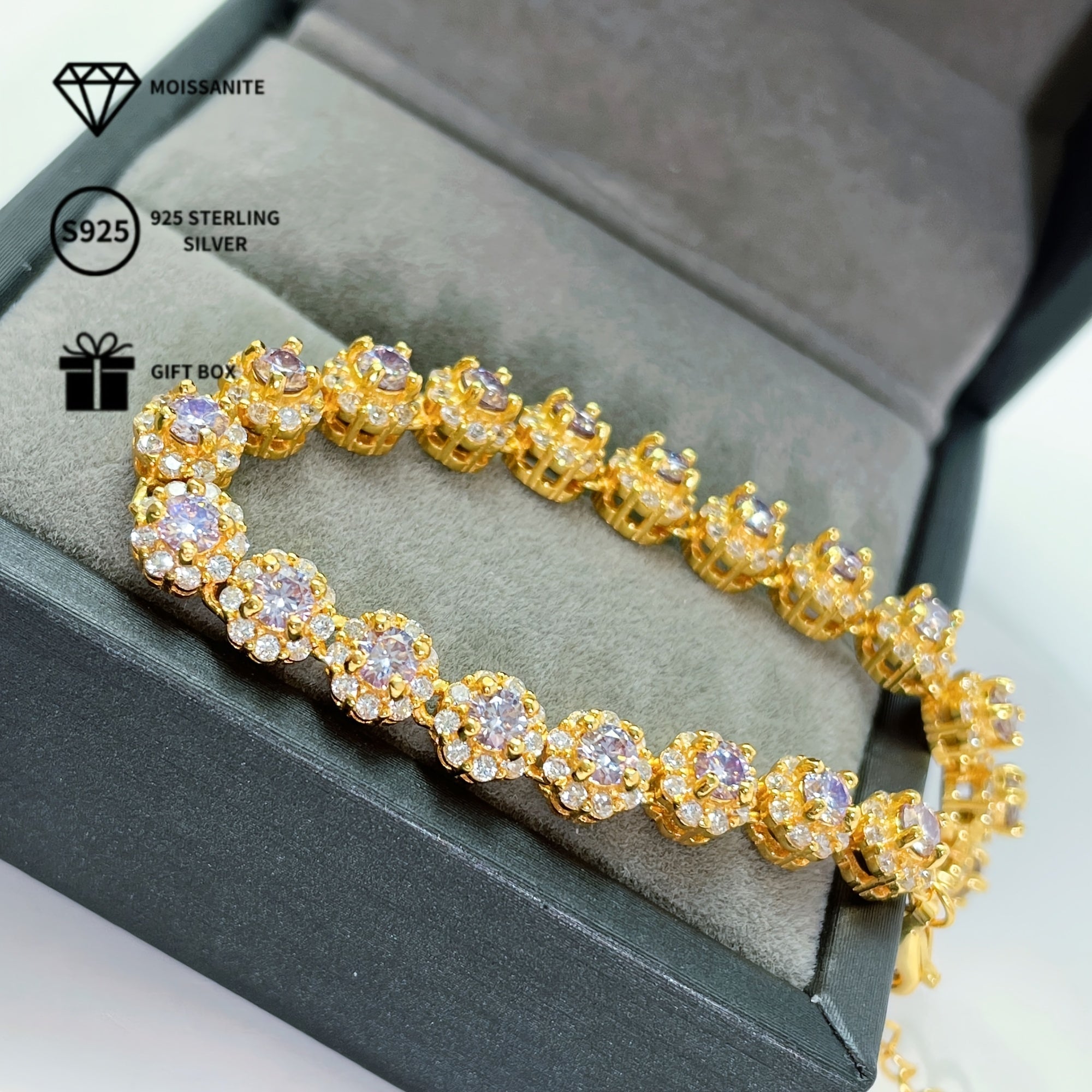 Moissanite Jewelry for Proposals and Celebrations Blue Pink Purple Shades