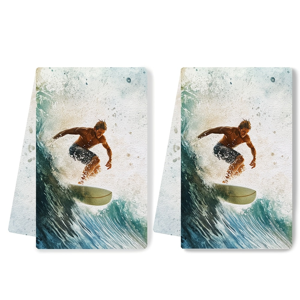 Soft Kitchen Towels 40x60cm Absorbent Festive Decor Easy to Clean