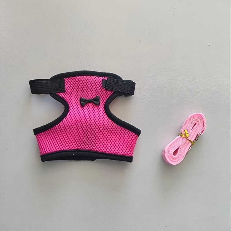 Arnés ajustable para pollo con correa para entrenamiento de aves de corral, chaleco transpirable