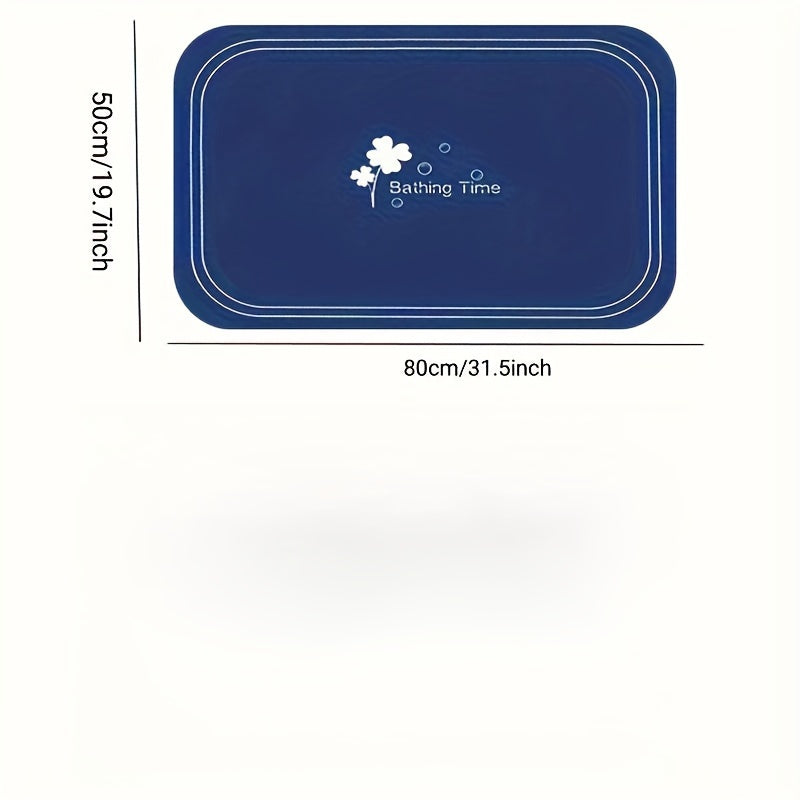 Silliq va Oddiy Diatomit Yer Hammom Matosi - Juda Qabul Qiluvchi, Tez Quriydigan va Sirpanmaydigan - Dush, Vanna yoki Patio uchun Ideal - Allergiyaga Do'st Uy Aksessuari