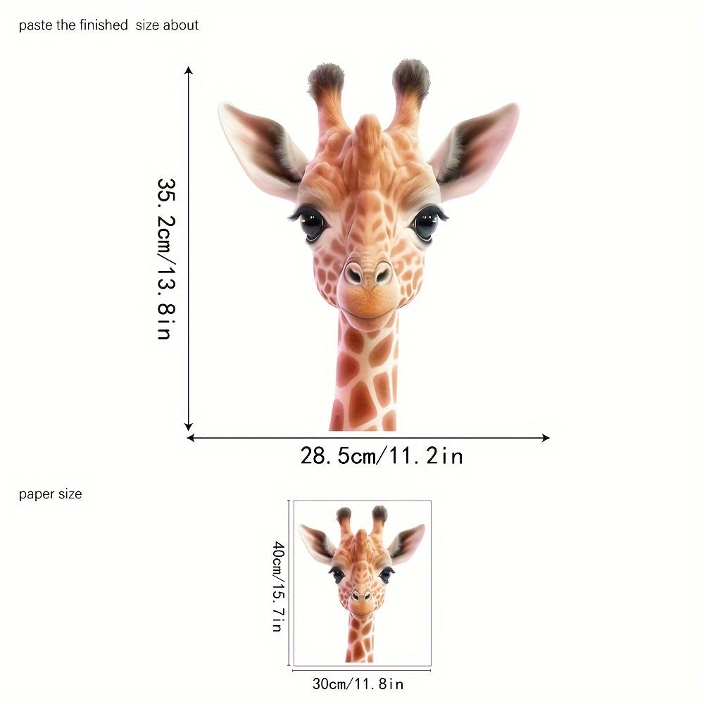 Adorable calcomanía de ventana de vidrio con caricatura de tigre electrostático, reutilizable, decoración para el hogar