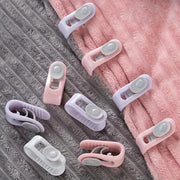 Polypropylene Bed Sheet Clips Pack of 8 Pink Non-Slip Blanket Curtain Clips Easy to Install