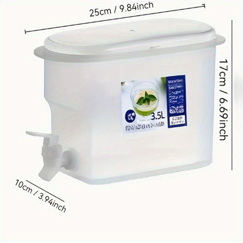 Large Capacity Refrigerator Water Dispenser with Spigot Tap, No Electricity