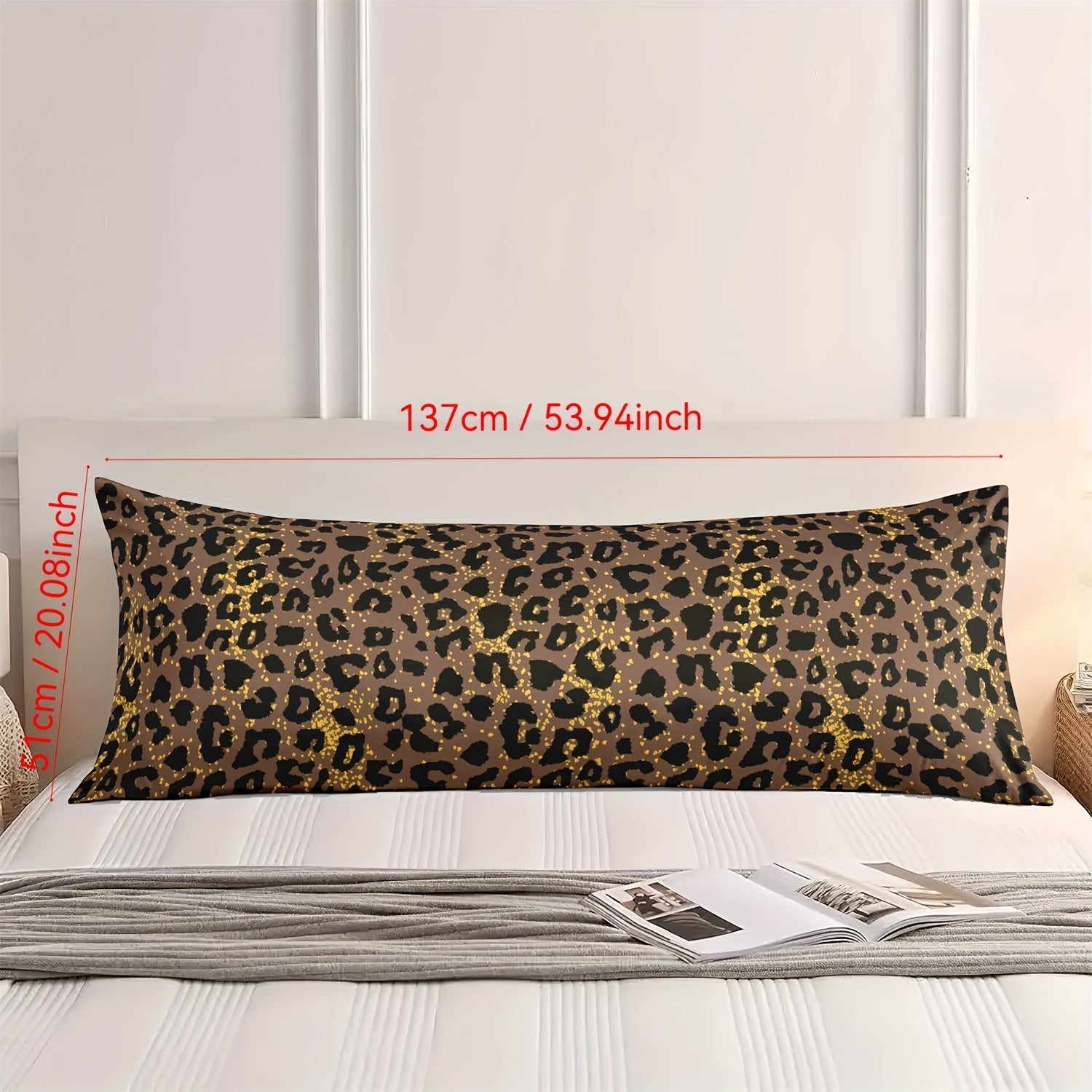 Polyester Geometric Pattern Pillowcase for Body Pillow Soft and Washable
