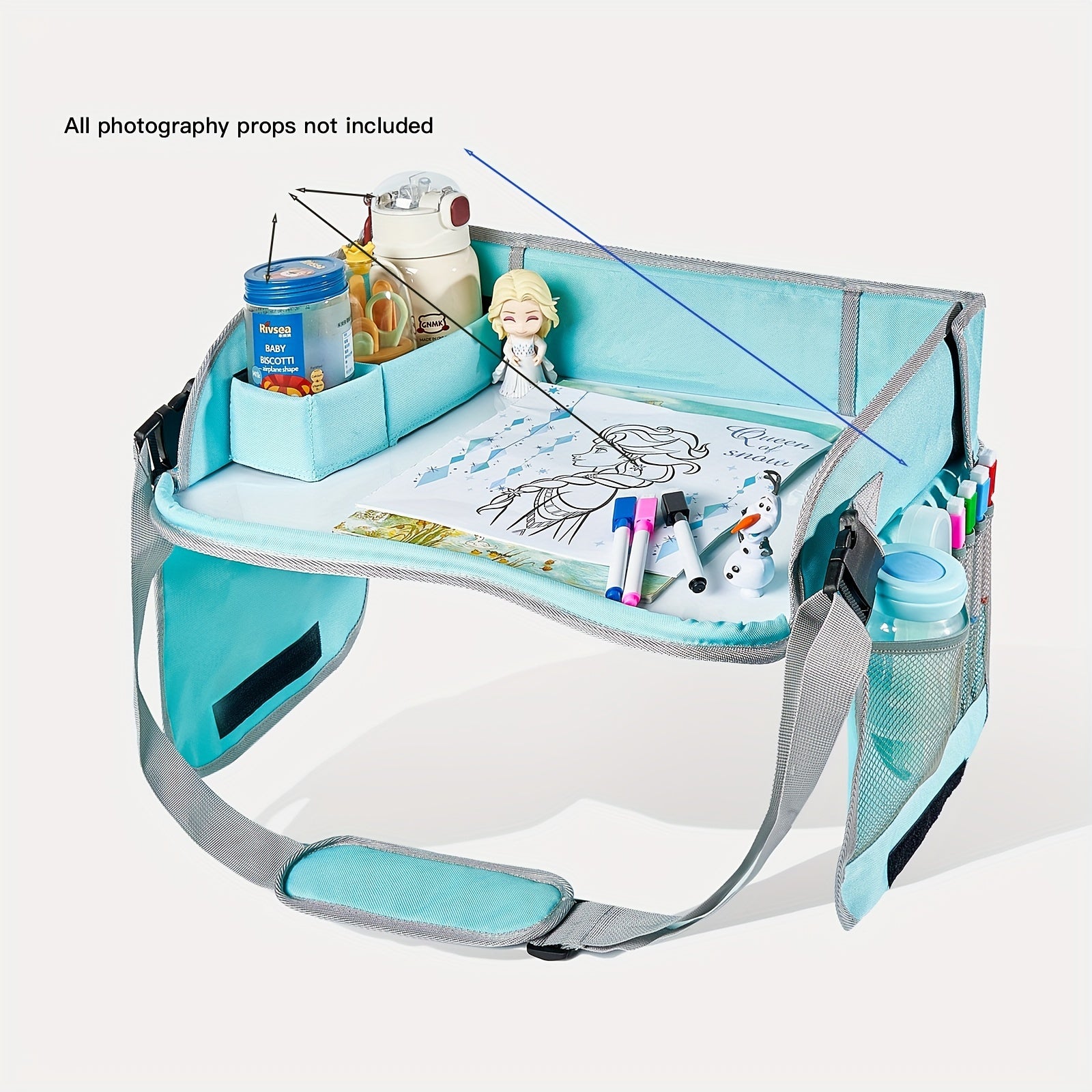 Kids' Portable Drawing Board with Travel Art Tray and Storage
