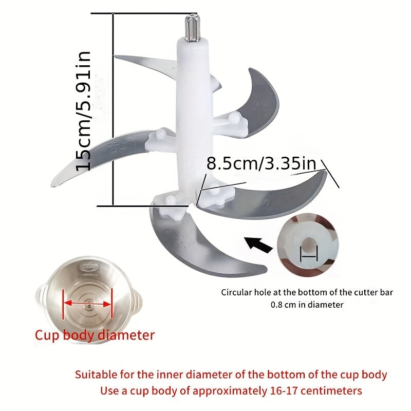 Replacement Meat Grinder Parts Blade and Food Crusher for 2L 3L 4L Models