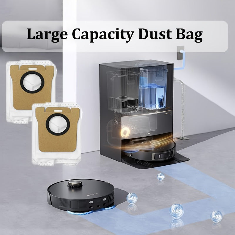 Mi Robot Vacuum Cleaner X20/X20 Plus uchun mos 23 dona almashtirish qismlari to'plami - 1 ta asosiy cho'tka, 4 ta yon cho'tka, 4 ta HEPA filtri, 6 ta mikro tolali mopa, 8 ta chang sumkasi - vakuum aksessuarlar