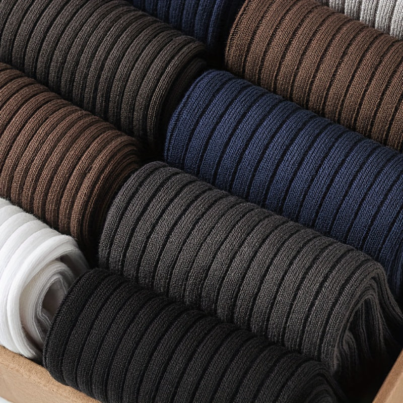 Hamma mavsumlar uchun mos, 60% paxta, 35% polyester va 5% spandeksdan tayyorlangan, erkaklar va ayollar uchun mustahkam rangli paxta crew socks. Mashinada yuvish mumkin.