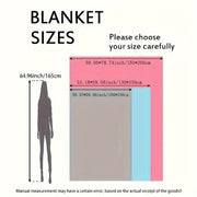 Indian Themed Flannel Digital Print Blanket for Casual Use Small Coverlet