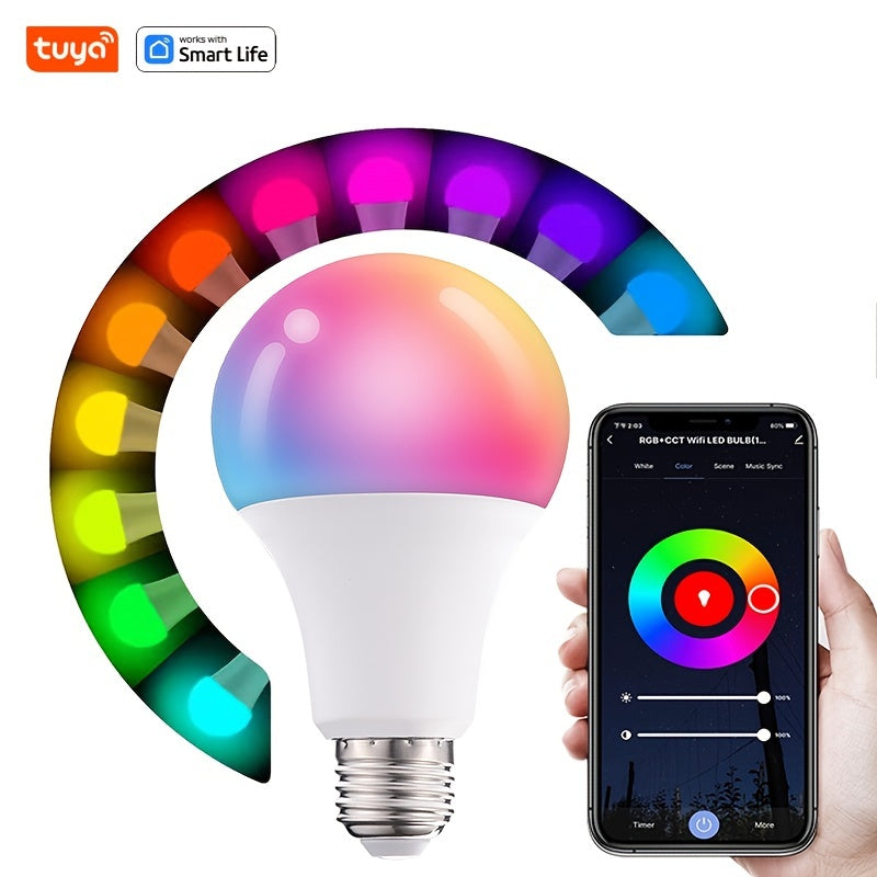 Wireless RGB Smart Light Bulb 10W App Control Indoor Dimmable LED
