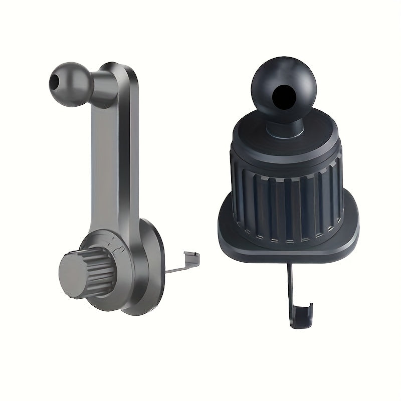 Magnitli avtomobil telefon tutqichi 360° buriladigan havo ventili paneli o'rnatgich qora