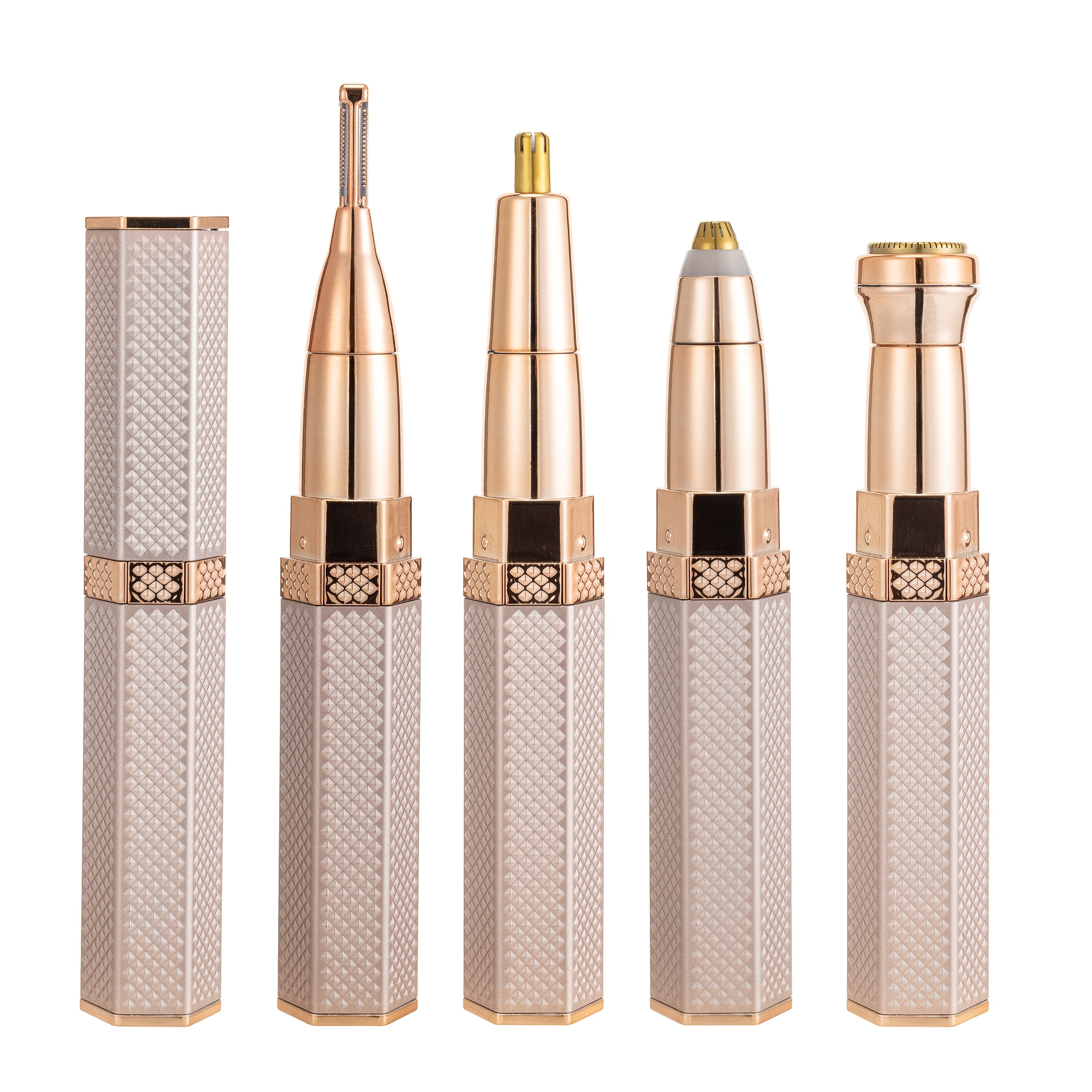 Портативный 4-в-1 электрический триммер для удаления волос на теле с перезаряжаемой батареей USB