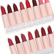 Set de barras de labios mate de terciopelo para mujer, 15 colores, gloss de labios a prueba de agua y de larga duración