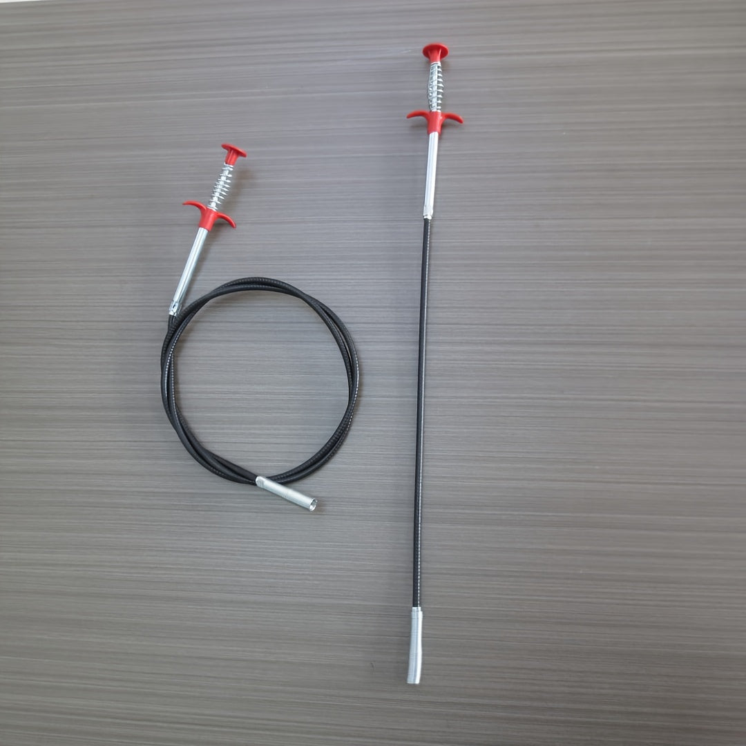 160.02 cm Drain Snake with Claws for Kitchen Sink Sewer Toilet Clog Removal Flexible Tool