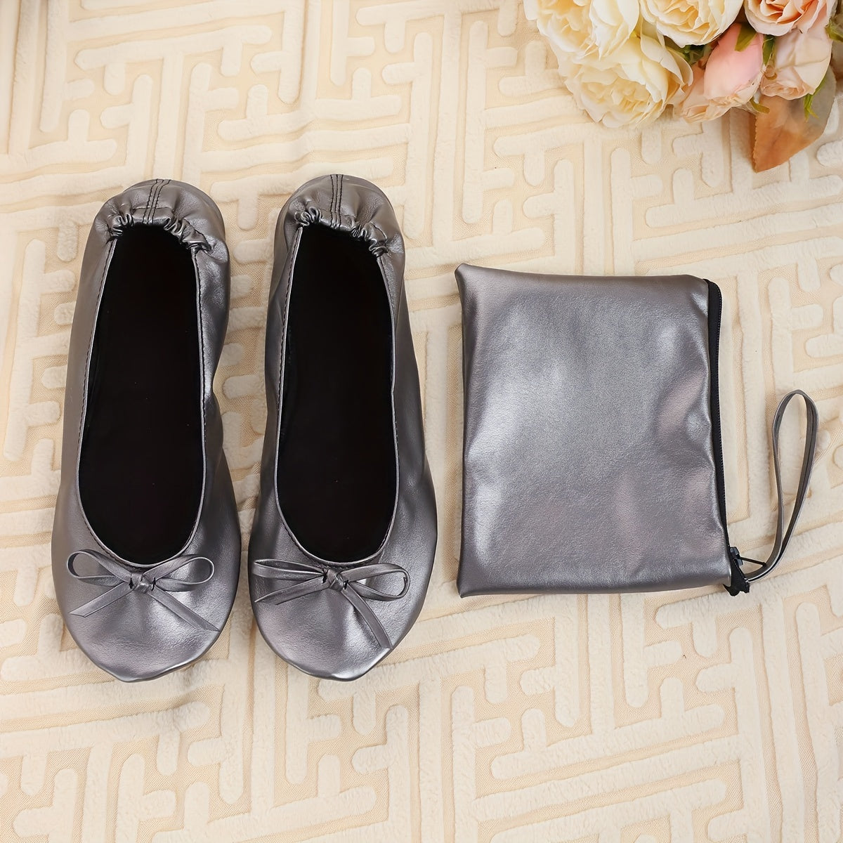 Женские балетные туфли из кожи, удобные обувь на slip-on