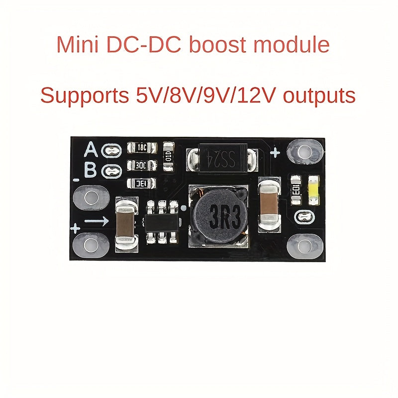 10pcs Mini DC-DC Boost Step-Up Converter Module Supports 3.7V to 12V Output