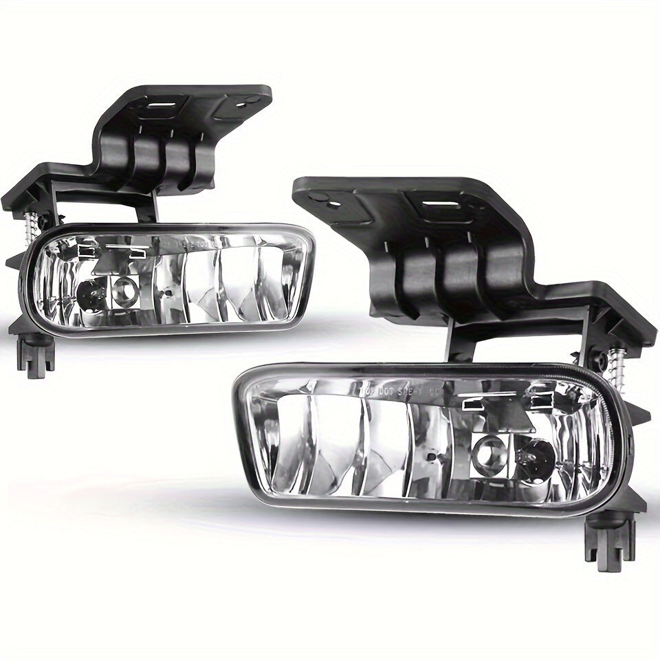 2pcs Front Bumper Fog Lights for Chevrolet Suburban Tahoe 1999-2006 Replacement Lamp Assembly