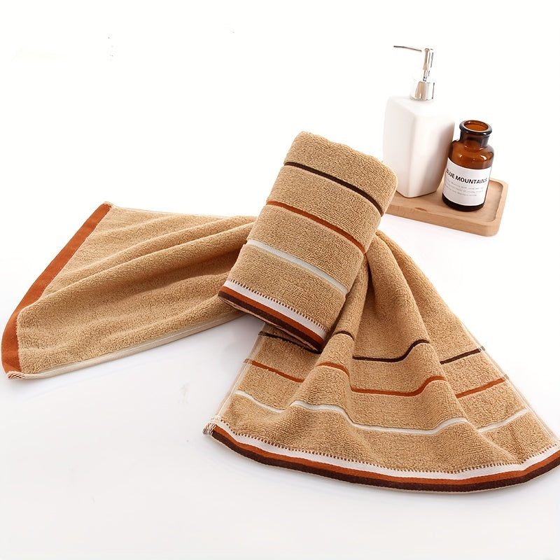 Cotton Hand Towel 476 GSM Knit Fabric 32x74 cm for Face Bathroom Home Outdoor