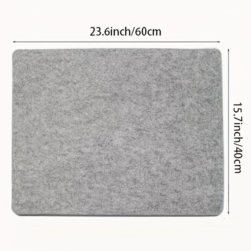 Almohadilla de fieltro resistente al calor para planchar para quilting, costura, antideslizante, tabla de lavandería