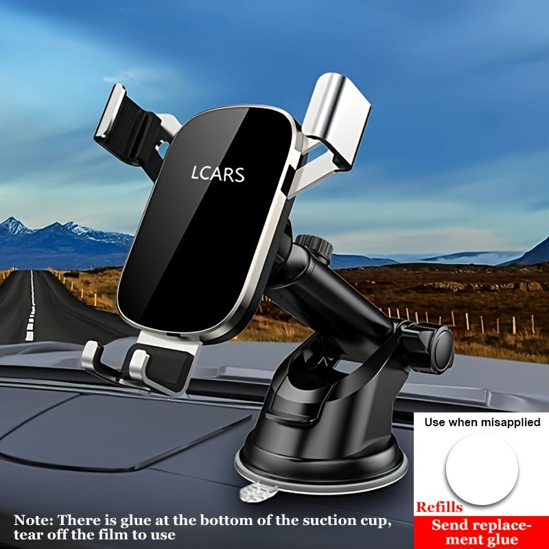 Soporte universal para teléfono de coche, soporte de tablero, ABS, sensor de gravedad, navegación