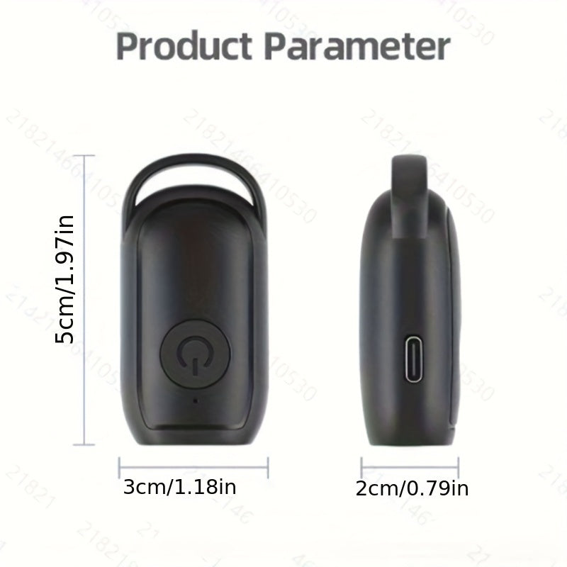 Mini Ultrasonic Dog Repeller with LED Light Rechargeable Battery and USB Power