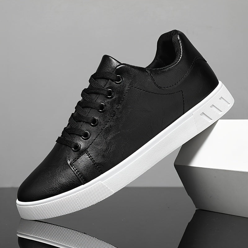 Men's Non-Slip Wear-Resistant Formal Business Casual Shoes Low Top Leather PVC Sole